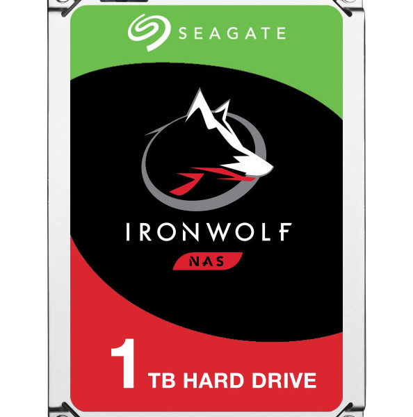 Disco duro interno hdd seagate ironwolf 1tb sata3 64mb st1000vn002