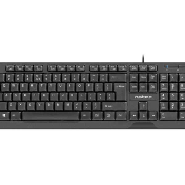 Teclado natec trout slim negro portugues