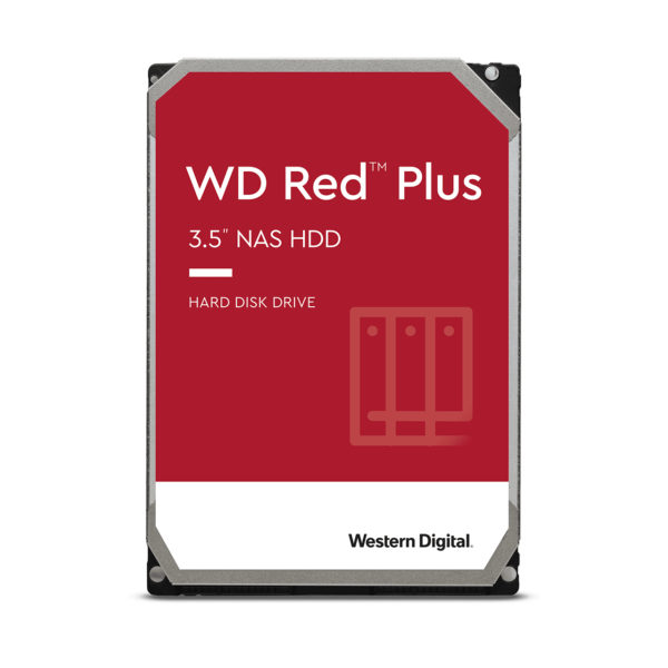Disco duro interno hdd wd western digital nas red plus wd60efzx 6tb 6000gb 3.5 pulgadas sata 3 5400rpm 128mb