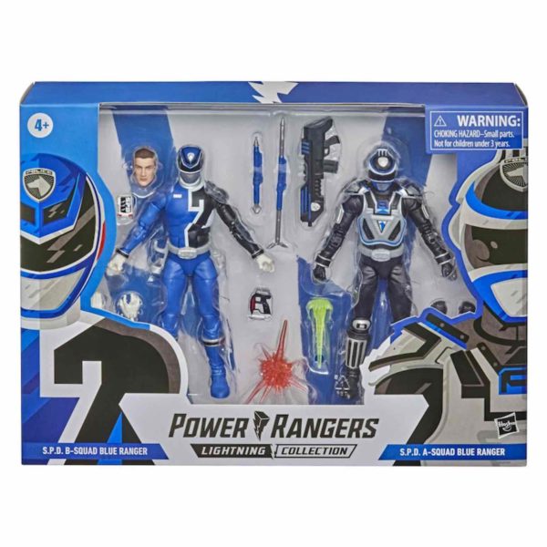 Figura hasbro power rangers blue ranger a & blue ranger b pack 2 figuras 15 cm
