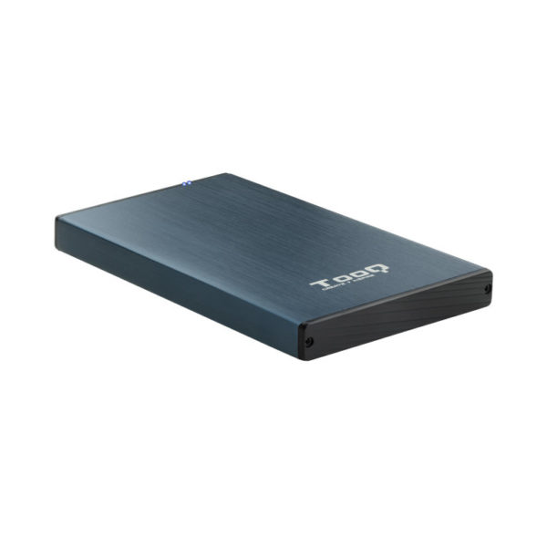 *Caja externa tooq tqe - 2527pb 2.5 pulgadas 9 -5 mm sata usb 3.0 - 3.1 azul