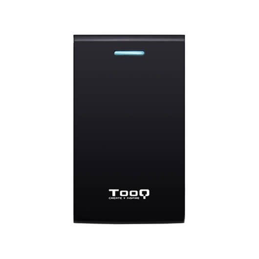 Caja externa 2.5 pulgadas sata tooq tqe - 2526b negro usb 3.0 -  5gbps -  compatible hdd 9.5mm - 12.5mm