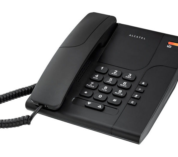Telefono fijo con cable alcatel profesional temporis 180 ce black