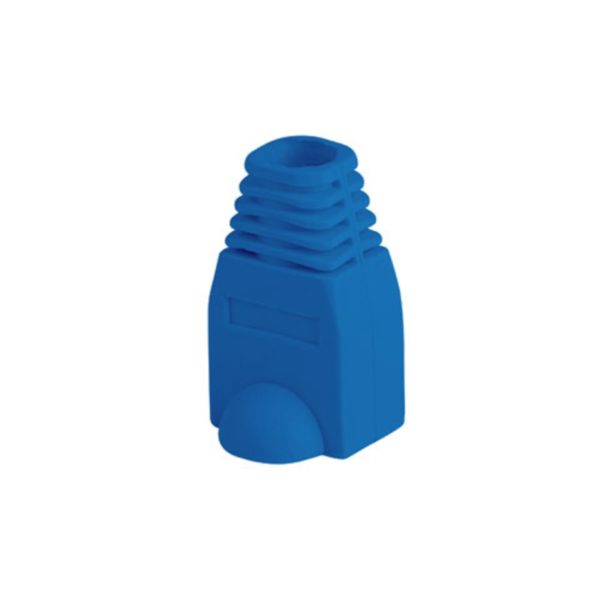 Funda protectora  lanberg plb - 1000 - b para conector rj45 pack de 100 unidades azul