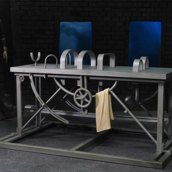 Accesorio figura neca universal monster frankenstein mesa de laboratorio pack + otros componentes