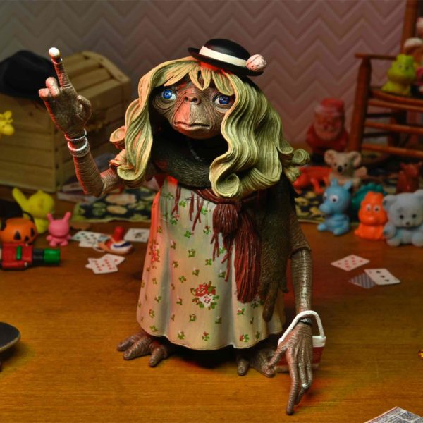 Figura neca e.t. el extraterrestre ultimate dress - up e.t. 40 aniversario 12 cm