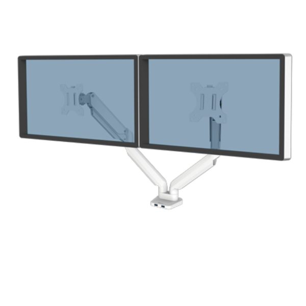 Soporte mesa fellowes 2 brazos hasta 32 pulgadas 100x100 max 16kg