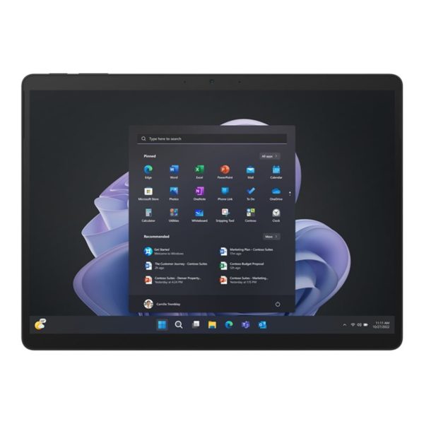 Portatil tablet microsoft surface pro 9 qim - 00021 negro i7 - 1265u -  16gb -  ssd 256gb -  13 pulgadas -  w11p