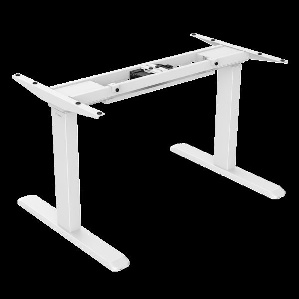 *Signa estructura ajustable para escritorio doble motor y 3 segmentos blanca