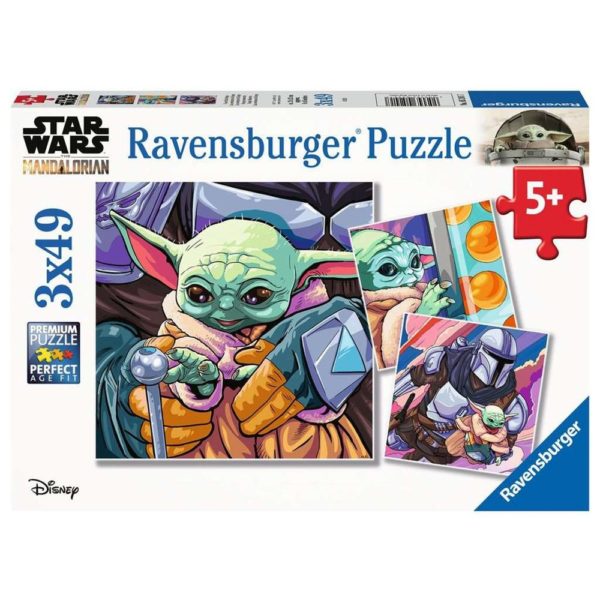 *Puzzle ravensburger the mandalorian: baby yoda 3x49