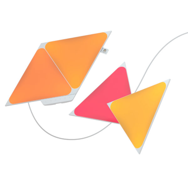 Panel led nanoleaf shapes triangles ub expansion kit 4pk