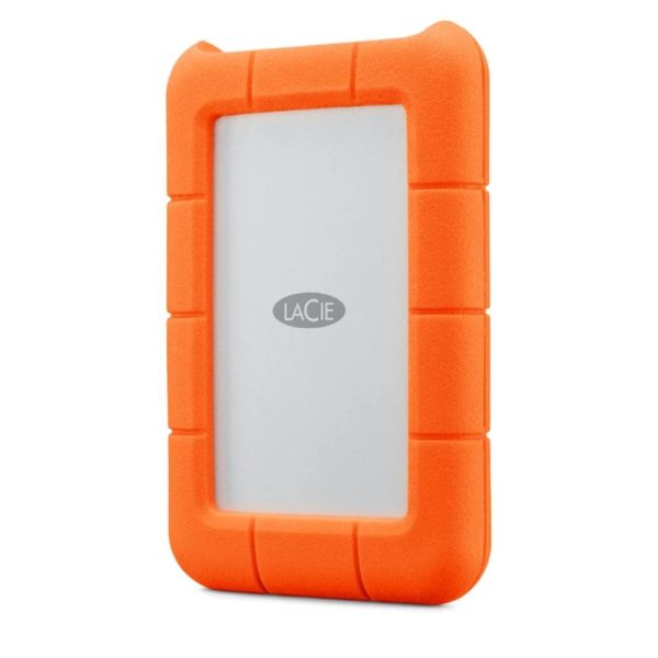 Rugged usb - c disco duro externo 4 tb naranja - plata