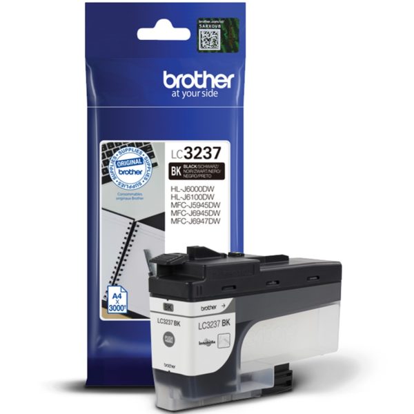 *Cartucho tinta brother lc3237bk negro 3000 páginas
