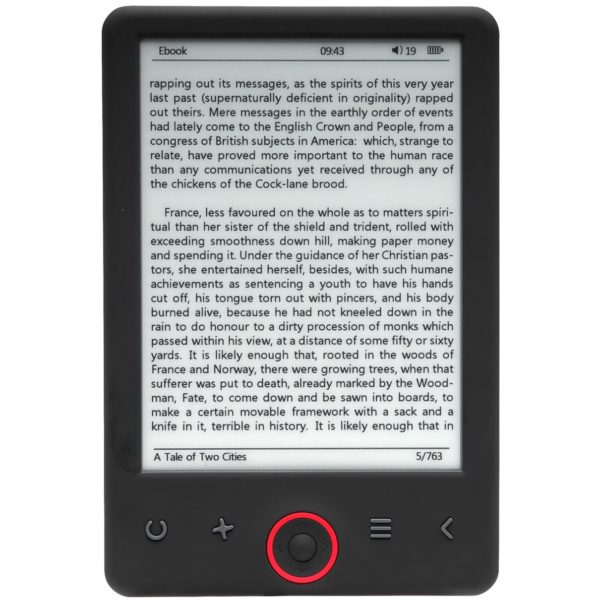 Ebook denver ebo - 635l 6 pulgadas 4gb negro