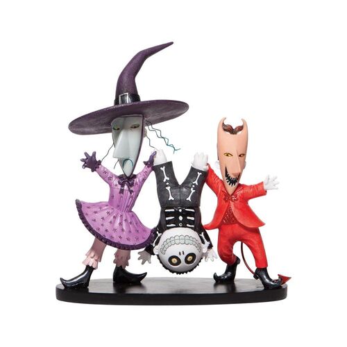 Figura enesco disney pesadilla antes de navidad lock shock & barrel