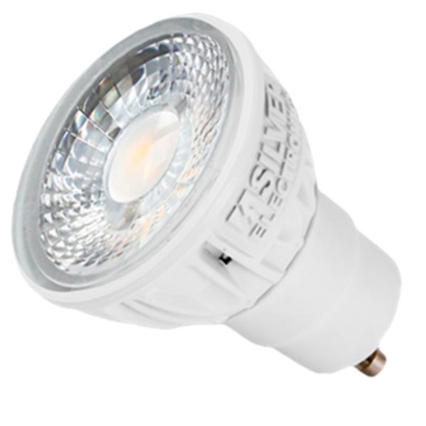 *Bombilla led pro+ silver electronics dicroica 5w=60w -  gu10 -  5000k -  38º -  470 lm -  luz blanca -  a+ -  acabado blanco