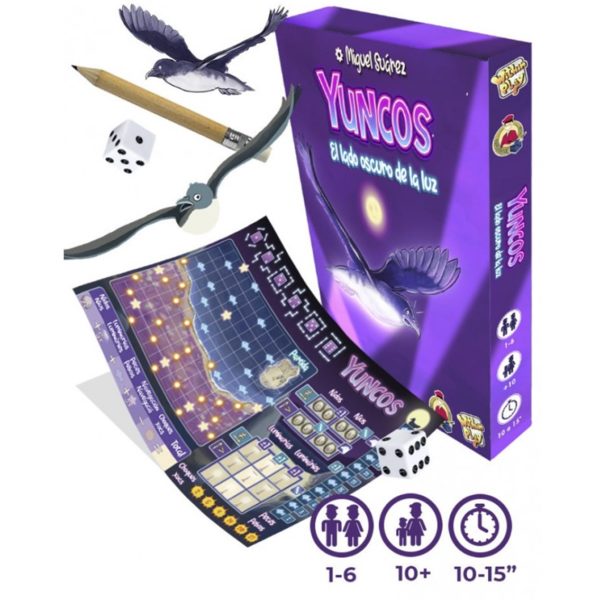 *Juego de mesa yuncos el lado oscuro de la luz pegi 10