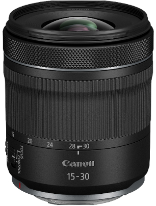 Objetivo canon rf 15 - 30mm f4.5 - 6.3 is stm