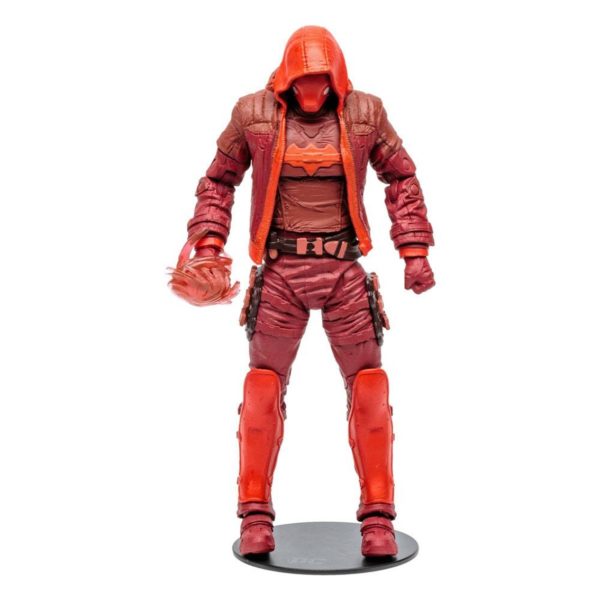 *Figura mcfarlane toys dc gaming red hood monochromatic etiqueta dorada