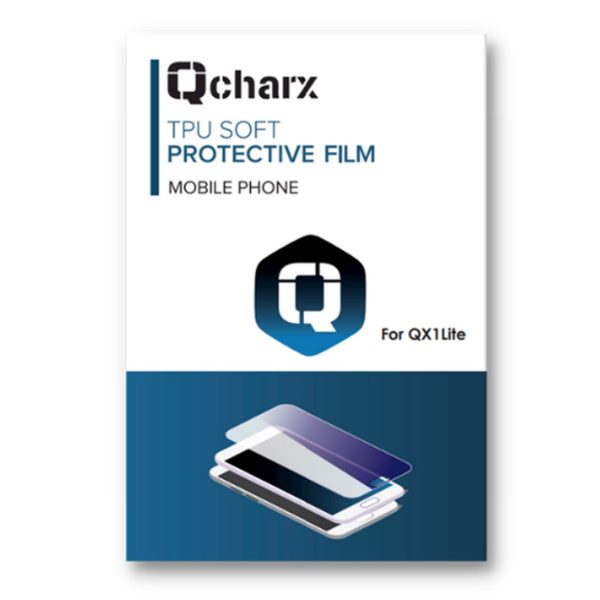 Lamina qcharx trasera de proteccion personalizacion pack de 10 ud para qx1 lite