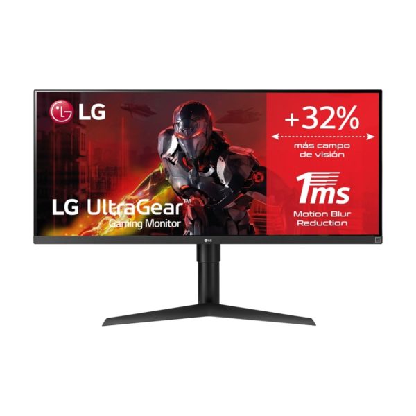 Monitor led curvo lg 34wp65cp 34 pulgadas 3440 x 1440 5ms hdmi display port altavoces gaming