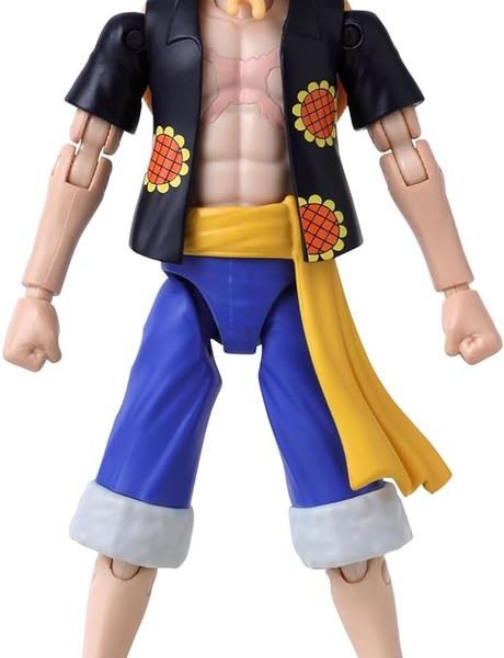 Figura bandai one piece anime heroes monkey d. luffy new version