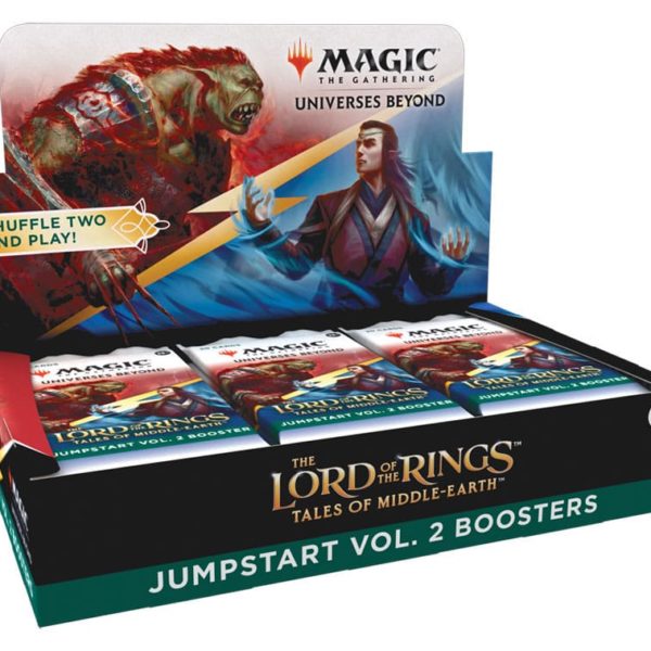 Caja de cartas  magic the gathering lord of the rings tales of middle - earth jumpstart vol. 2 inglés