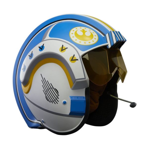 Réplica casco electronico hasbro star wars the black series carson teva