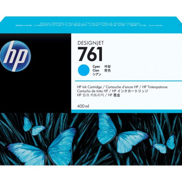 Cartucho tinta hp761 cian 400ml