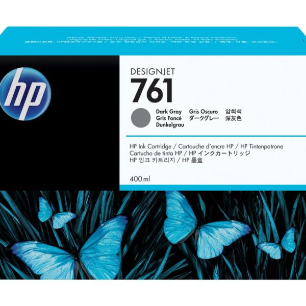 Cartucho tinta hp 761 gris oscuro 400ml
