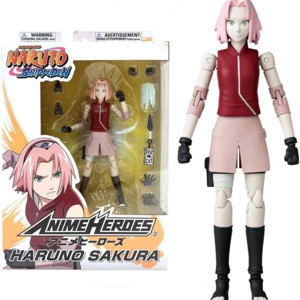 Figura bandai anime heroes naruto haruno sakura