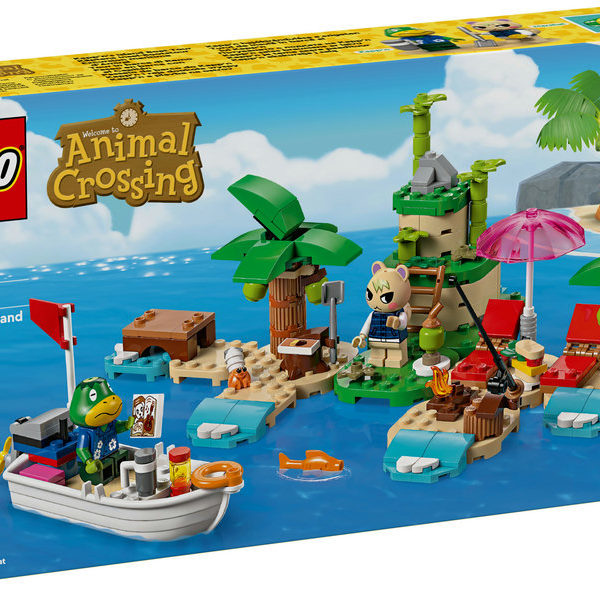 Lego animal crossing paseo en barca con el capitán