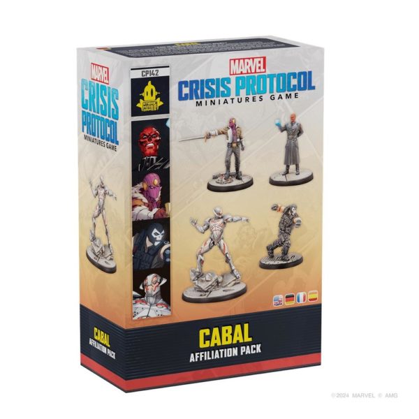 *Juego de mesa marvel crisis protocol cabal affiliation pack edad recomendada 14 años
