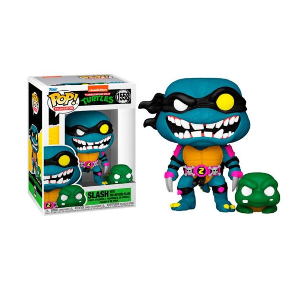 *Funko pop tortugas ninja mutantes slash & pre - mutante buddy 78048
