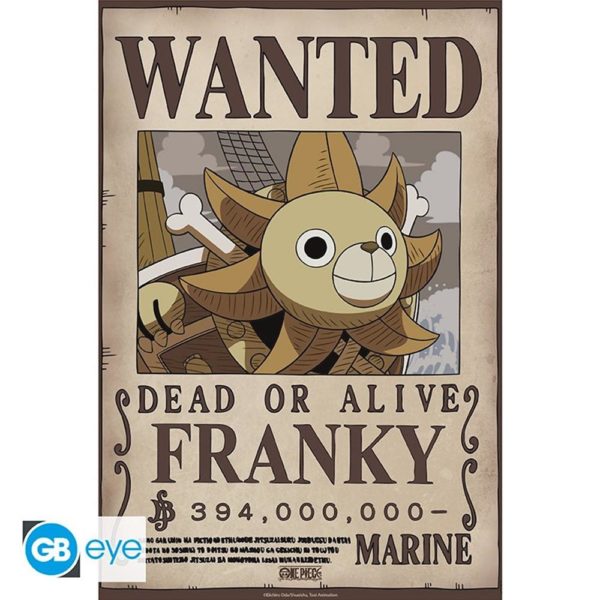 *Poster gb eye chibi one piece wanted franky wano