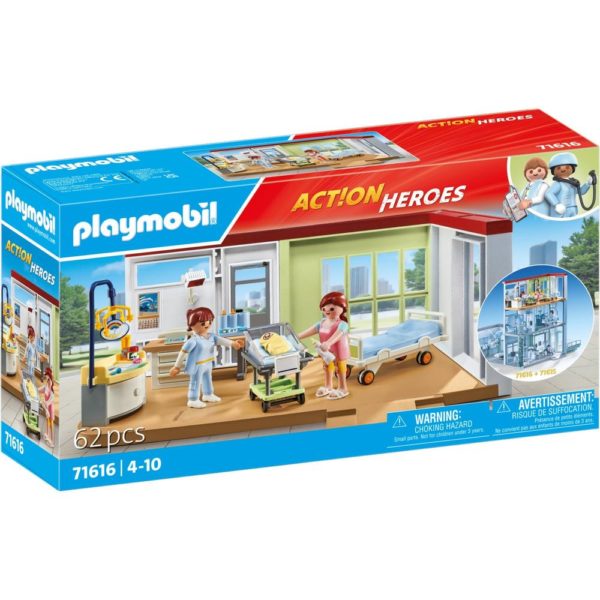 Playmobil action heroes: maternidad