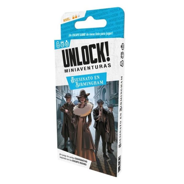 *Juego de cartas unlock! miniaventuras asesinato en birmingham