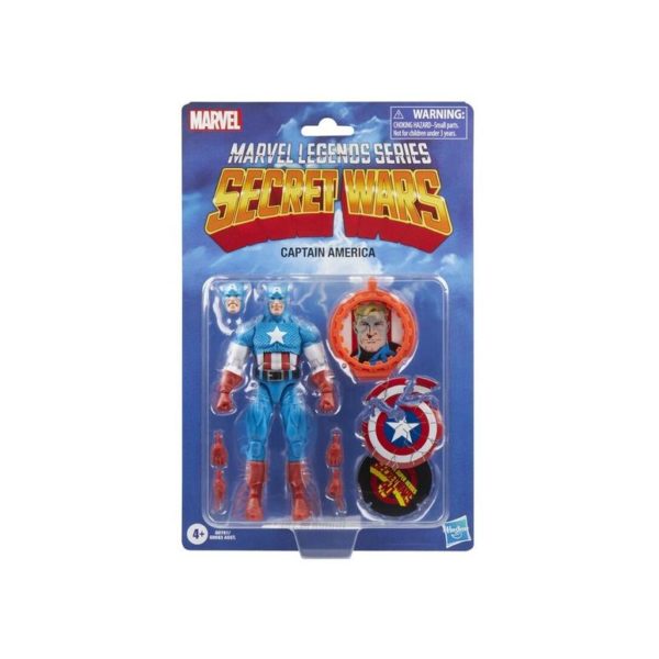Figura hasbro marvel legends series secret wars capitán américa