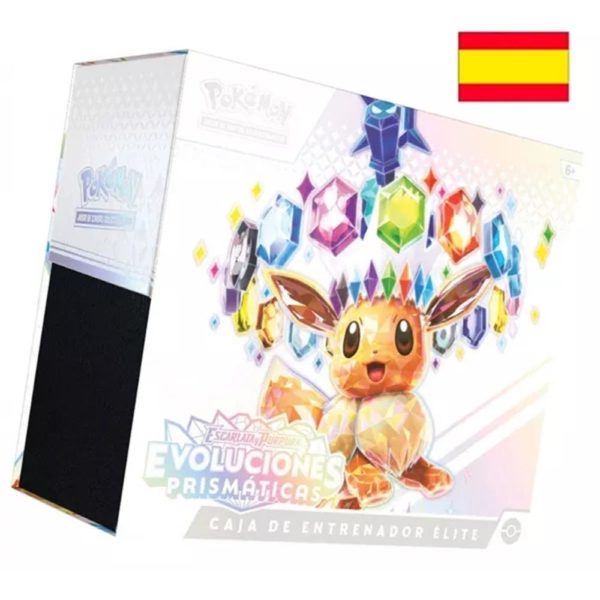 Juego de cartas pokemon tcg sv8.5 evoluciones prismáticas elite trainer box español