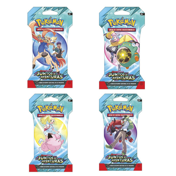 Juego de cartas pokemon tcg expansión sleeved booster español 24 unidades