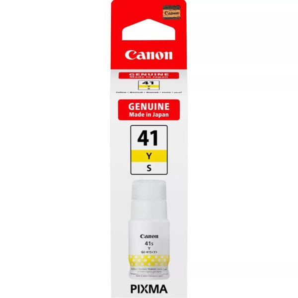 Botella tinta canon gi - 41sy amarillo