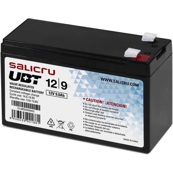 *Bateria agm salicru compatible para sais 9ah 12v