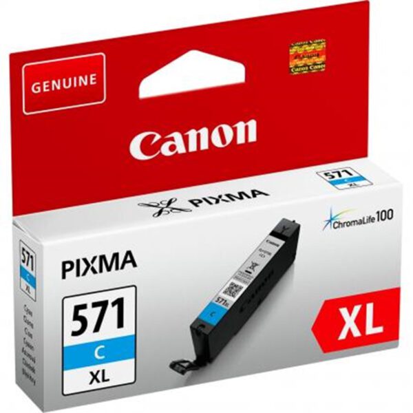 *Cartucho tinta canon cli - 571c xl cian  mg5751 mg6851 mg7750