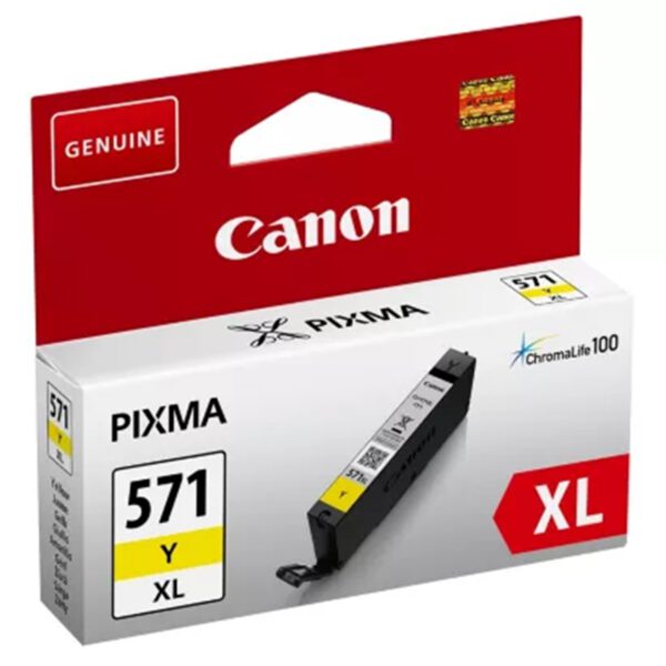 *Cartucho tinta canon cli - 571y xl amarillo mg5751 mg6851 mg7750
