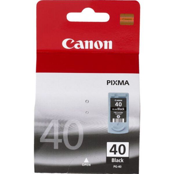 *Cartucho tinta canon pg 40 negro 16ml pixma 1600 -  2200 -  2600 -  mp150 -  170 -  190 -  450 -  pg40