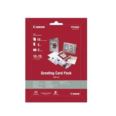 *Papel canon gcp - 101 pack 10 papel 10x15 5 tarjetas felicitacion 5 sobres