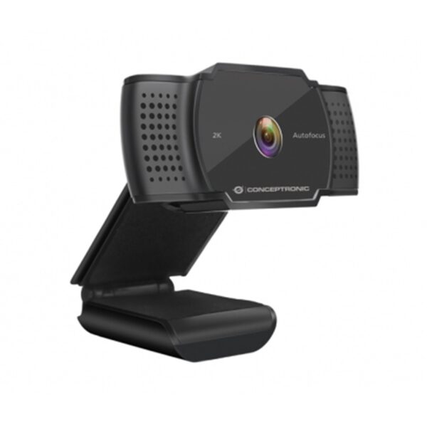 *Webcam 2k conceptronic amdis02b 5mp -  usb - 3.6mm  - 30 fps - angulo vision 72º -  enfoque automatico - microfono integrado