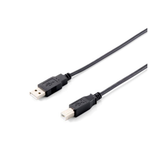 *Cable impresora equip usb a -  usb b -  macho - macho -  3m -  negro