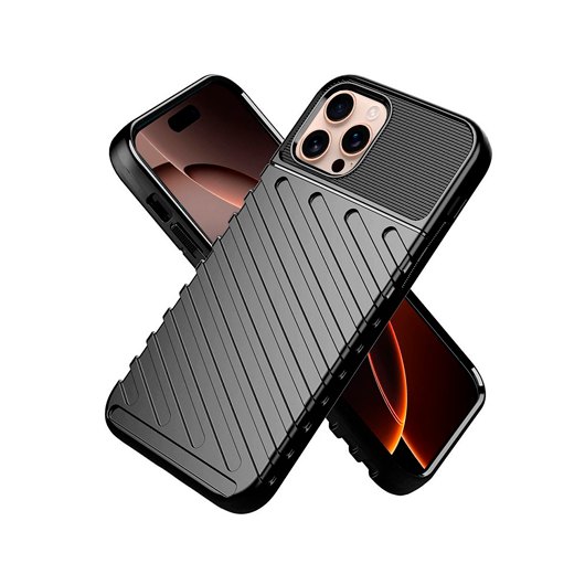 FUNDA COOL IPHONE 16 PRO MAX THUNDER NEGRO