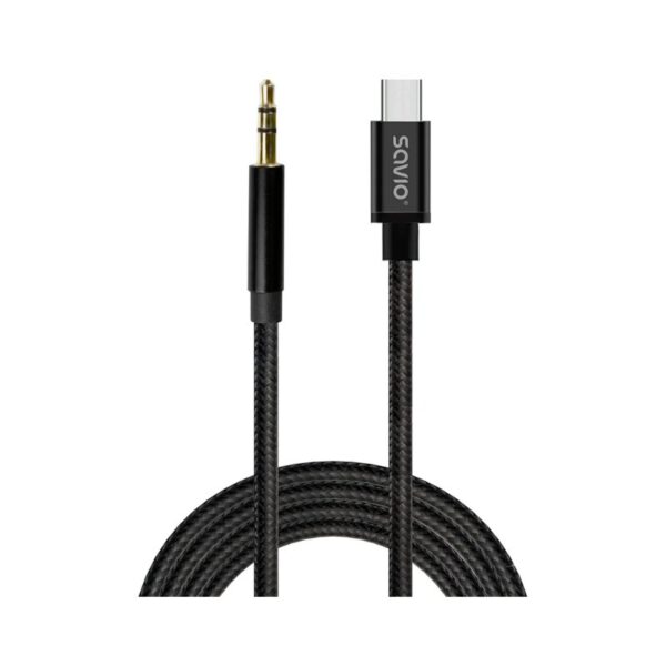 CABLE USB-C A MINI-JACK SAVIO CL-188 2M